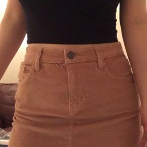 Current/Elliott Corduroy Miniskirt